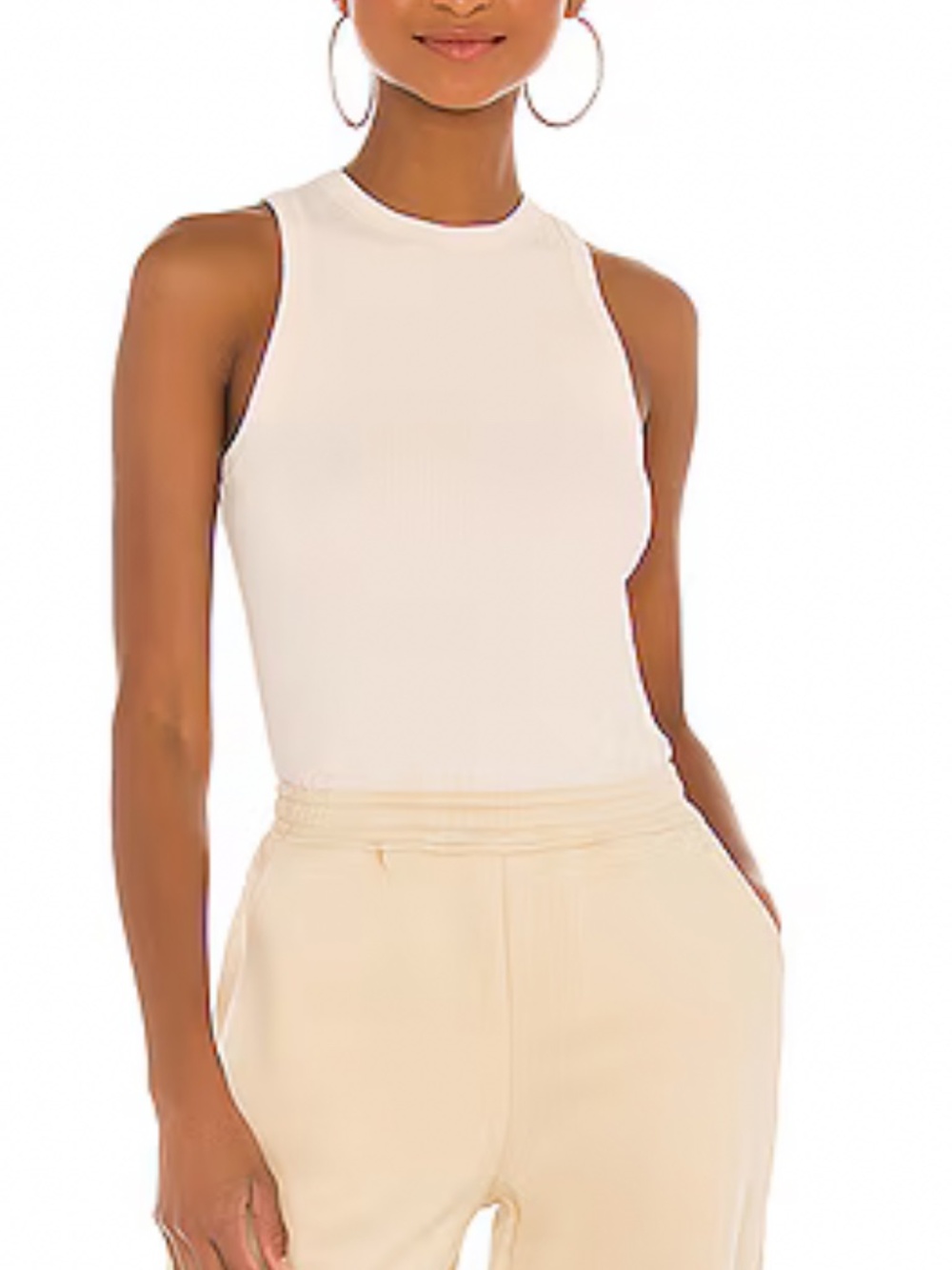 Rozalia X atoir ribbed tank top